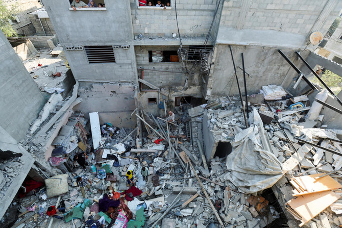 The UN Palestinian refugee agency UNRWA said in a post on X it would take 15 years to clear around 40 million tonnes of war rubble in Gaza. (Reuters)