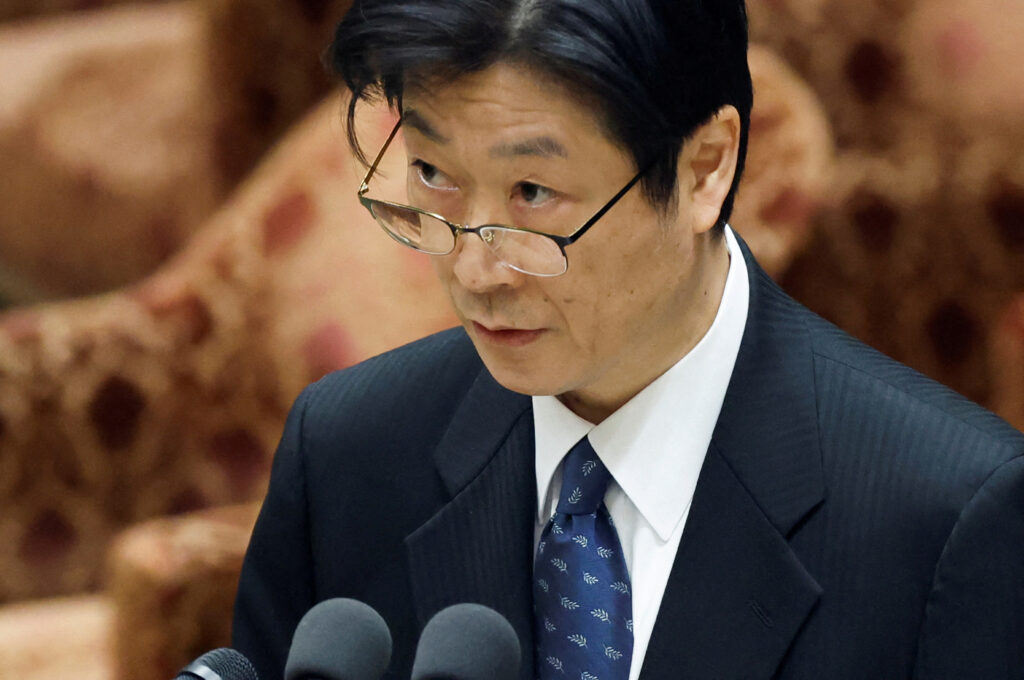 The Japanese government's nominee for the Bank of Japan (BOJ) Deputy Governor Shinichi Uchida speaks during a hearing session at the lower house of the parliament in Tokyo, Japan, February 24, 2023. (REUTERS/File Photo)