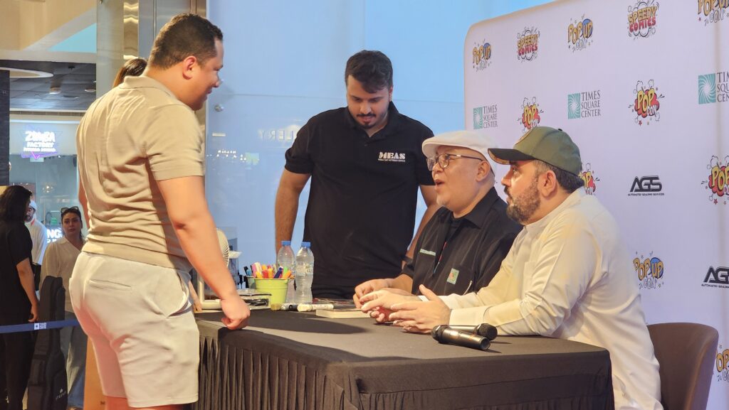 Fans of Naruto in the UAE were very pleased to get autographs and take pictures with the Japanese voice actor. (Supplied)