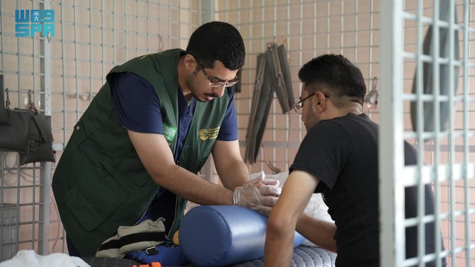 KSrelief concluded on Monday a volunteer medical project to fit prosthetic limbs and provide physical therapy in the Turkish city of Reyhanli. (SPA)