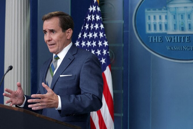 National Security Council spokesman John Kirby at the White House. (AFP/File Photo)
