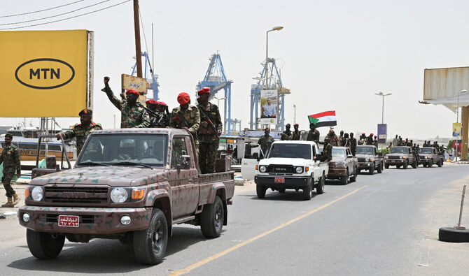 Members of Sudan's armed forces take part in a military parade held on the occasion of Army Day in Port Sudan on August 14, 2024. (AFP/File)