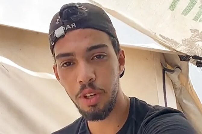 In an interview last year, Halimy revealed that each clip he posted to social media cost him about $3 — a significant sum in electricity-deprived Gaza. (Screenshot)