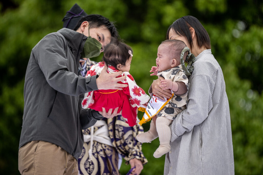 In 2023, Japan's total fertility rate, or the average number of children a woman is expected to have in her lifetime, also hit a record low of 1.20. (AFP)