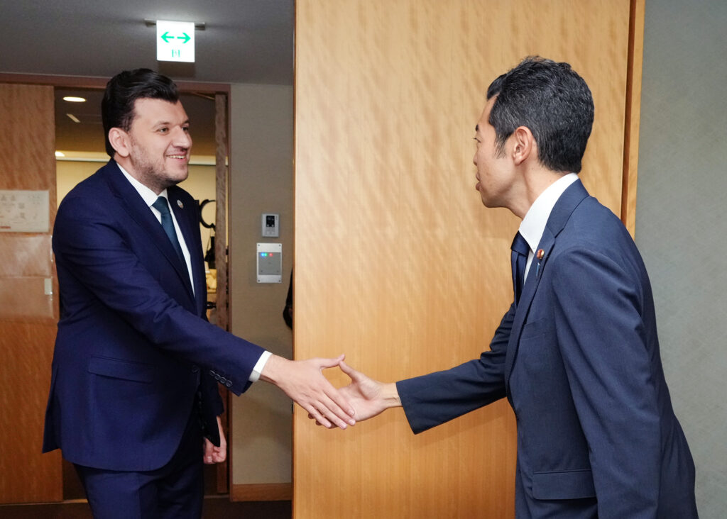 The Algerian minister is currently visiting Japan to attend the Ministerial Meeting of the Conference on African Development. (MOFA)