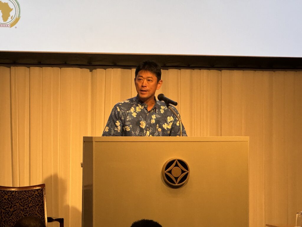 He concluded his opening remarks by expressing Japan's will to continue working with our African friends to build a bright future for Japan, Africa, and the world. (MOFA)