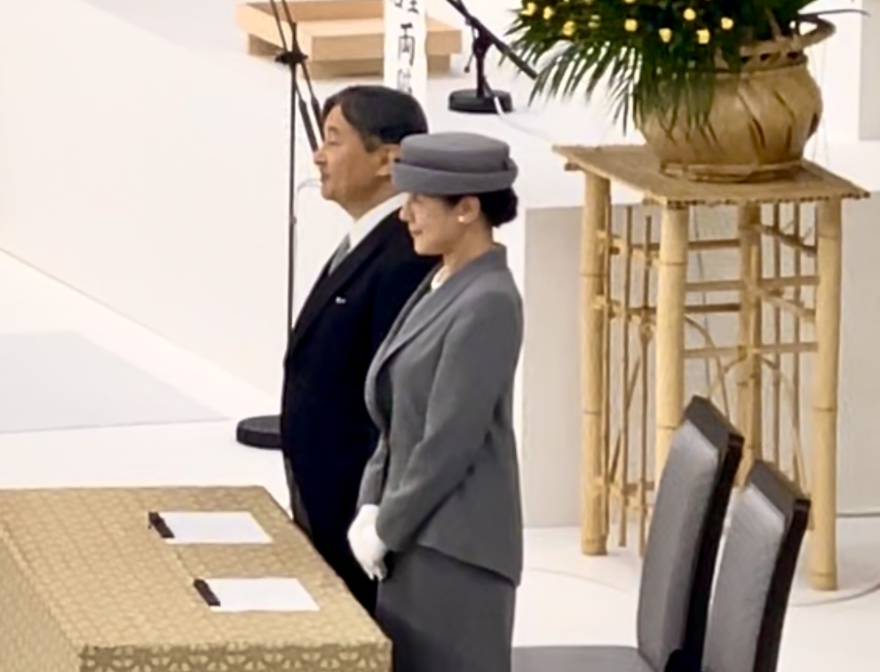 Naruhito said his “thoughts are with the numerous people who lost their precious lives in the last war” and reflected on the past “with a deep and renewed sense of sorrow.” (ANJ)