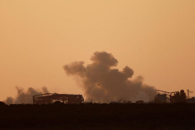Gaza’s civil defense agency said an Israeli strike struck a school compound in Gaza City on Saturday, killing at least 10 people. (Reuters/File)