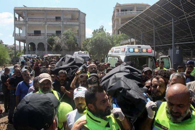 Since last week, tensions have soared as Iran and Tehran-backed groups, including Hezbollah, vowed revenge for the killing of Hamas’s political leader in Tehran and Israel’s killing of Hezbollah’s military chief in Beirut. (AFP)
