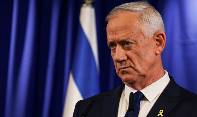 Benny Gantz, a former general and chief of staff who had been part of Prime Minister Benjamin Netanyahu’s war cabinet until he quit in June. (Reuters)