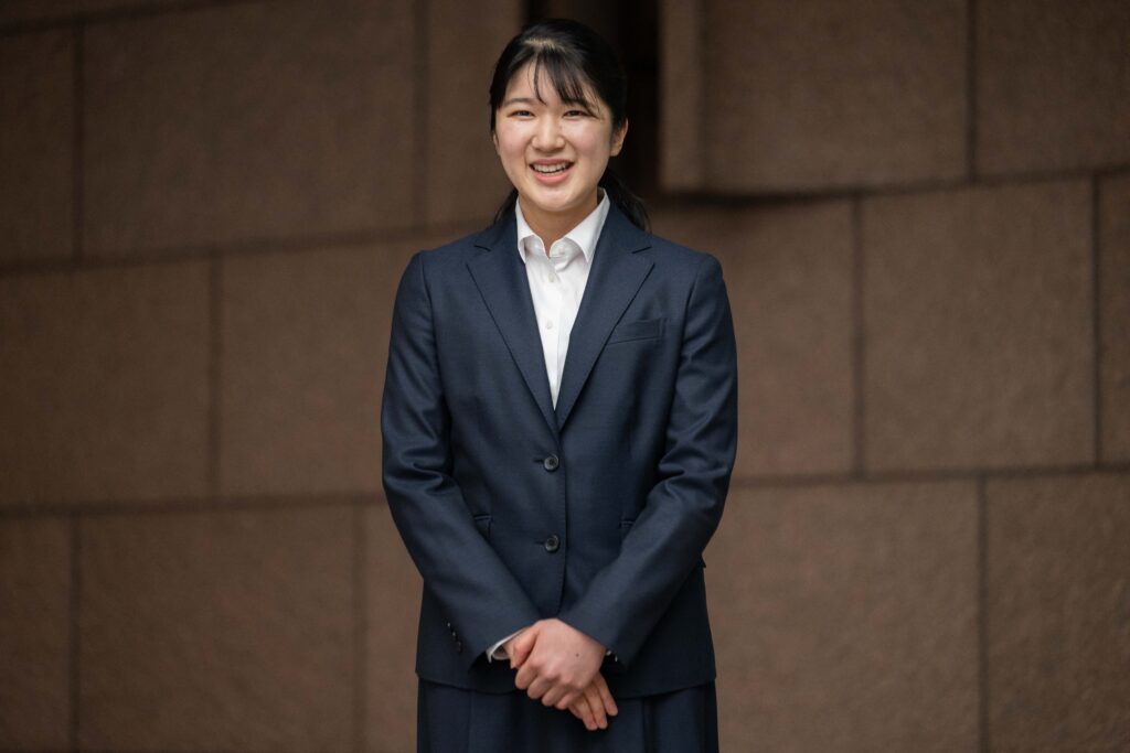 The princess, the only child of Emperor Naruhito and Empress Masako, was to visit the town of Shika on Saturday and the city of Nanao on Sunday to inspect temporary buildings and others. (AFP)
