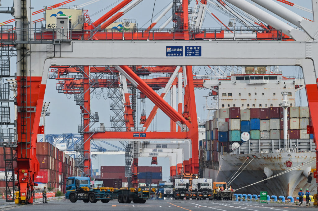 The frail external demand undermines Japan's quest to drive sustainable economic growth, analysts say. (AFP)