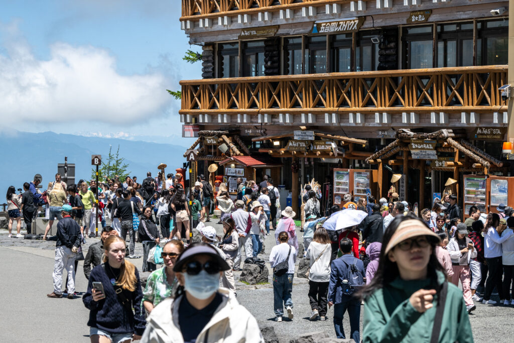 The number of foreign visitors for business and leisure was 2.93 million, down from 3.29 million in July that was an all-time high for any month, data from the Japan National Tourism Organization (JNTO) showed. (AFP)