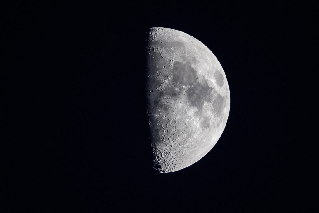 The moon is an emerging frontier in countries' race to find water, fuel and other resources that would sustain human life, among other goals. (AFP)