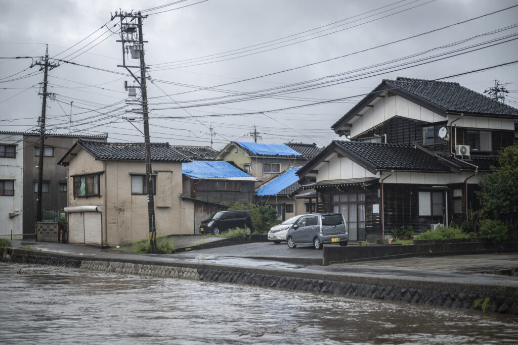 The death toll from the heavy rain that caused floods and landslides in the peninsula on Sept. 21 stood at 11 as of Friday, according to the Ishikawa prefectural government and other sources. (AFP)