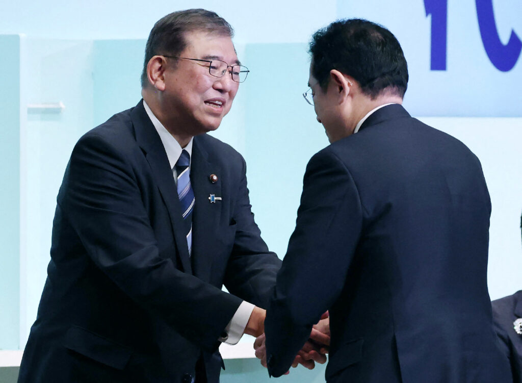 He told a press conference that he will dissolve the all-important lower chamber of the Diet, Japan's parliament, after he becomes prime minister. (AFP)