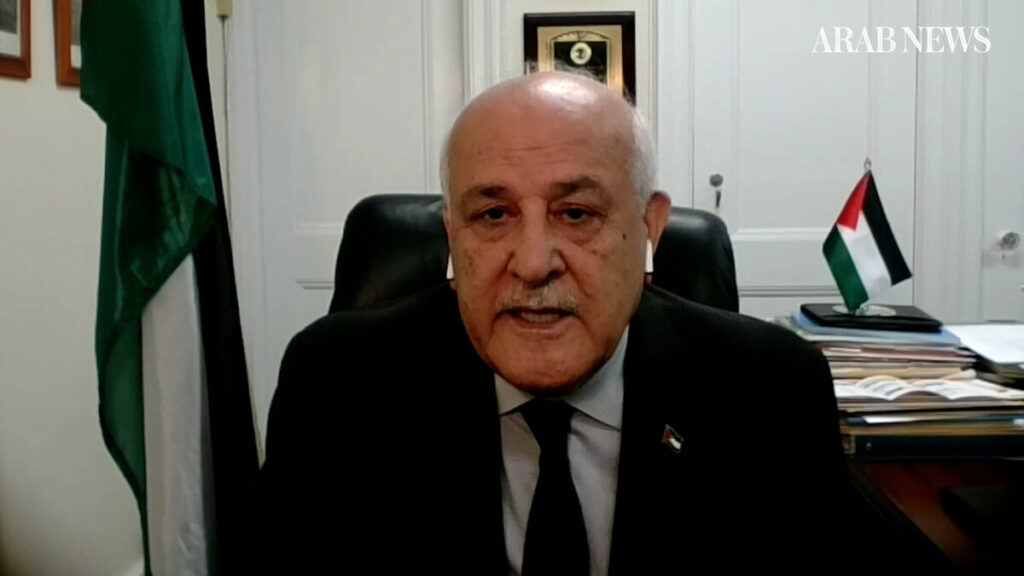Appearing on the Arab News current affairs program “Frankly Speaking,” Mansour said the international coalition spearheaded by Saudi Arabia is a vital step toward realizing Palestinian statehood and enforcing international law. (AN Photo)