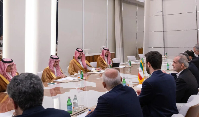 The pair discussed the latest regional and international developments. (SPA)