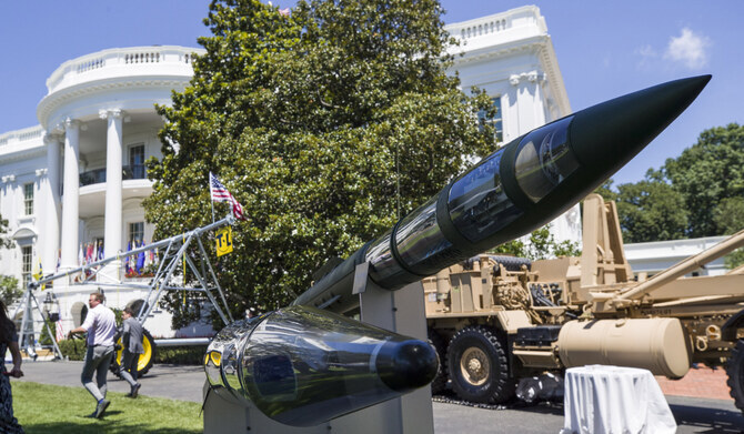 “The THAAD system is in place,” Austin said, speaking to reporters before his arrival in Ukraine on Monday.