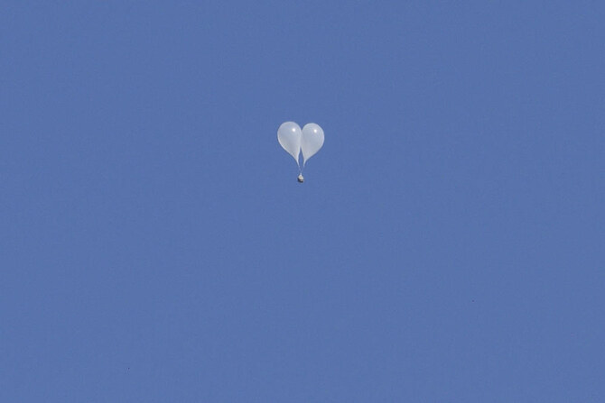 South Korea’s military said early on Thursday that North Korea had again sent balloons carrying suspected trash and they were headed to the capital region and the eastern part of South Korea.