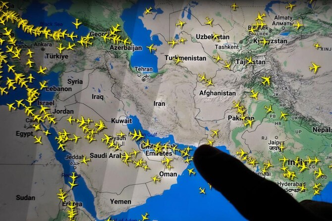 Iran suspended on October 26 all flights temporarily, the aviation authority announced, after Israel announced it was conducting strikes in the country. (File/AFP)