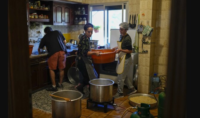 Aito is in the Zgharta province, which is split between Christian factions who are supporters and critics of Hezbollah. (AP)