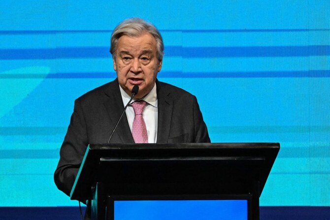 UN Secretary-General Antonio Guterres. (AFP)