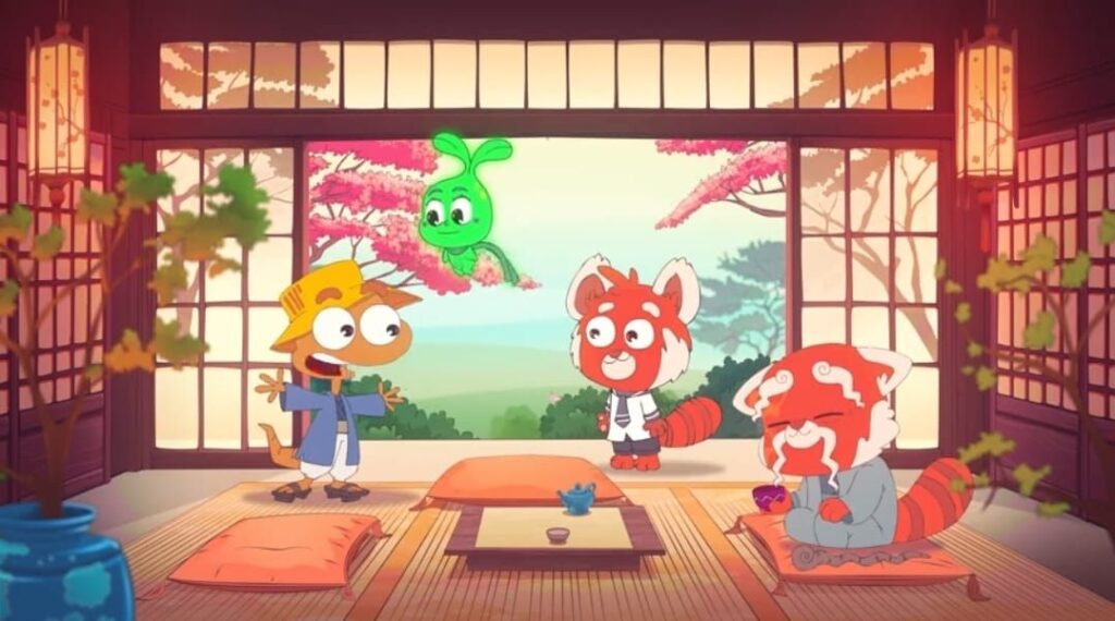 The new Emirati children’s cartoon is premiering this month and it will feature different countries from the Middle East region in the 1st season and international countries including Japan in the 2nd season. (Supplied)