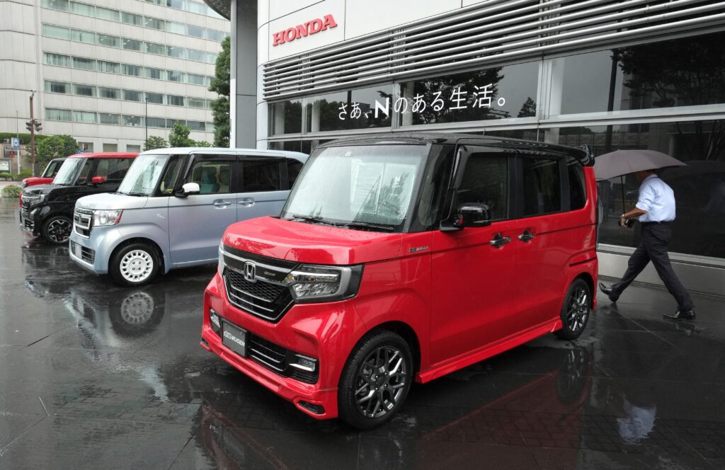 In September alone, the N-Box was the top-selling vehicle, followed by the Spacia. (AFP)