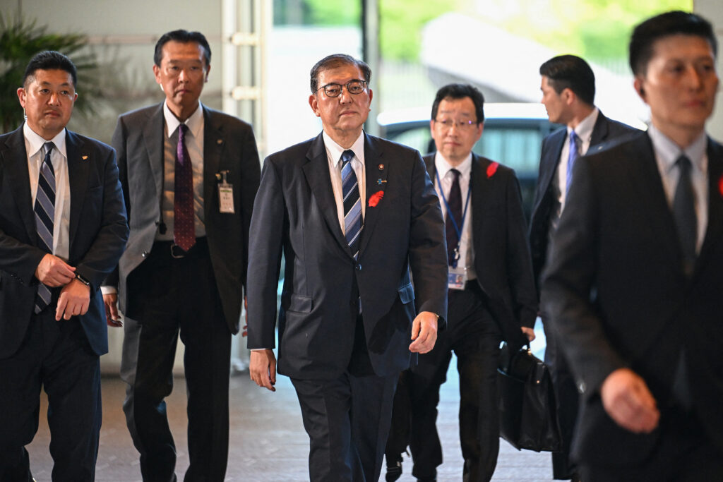 The United States welcomes Ishiba's appointments of IWAYA Takeshi and Gen Nakatani as foreign minister and defense minister, respectively. (AFP)