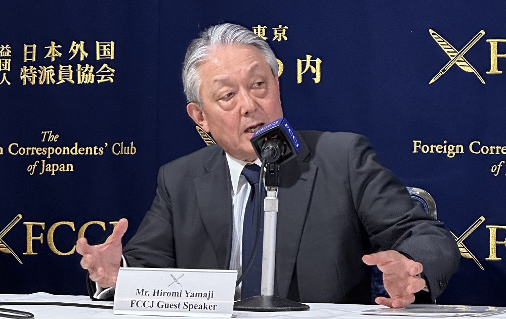 YAMAJI Hiromi, the CEO of Japan Exchange Group. (ANJ)