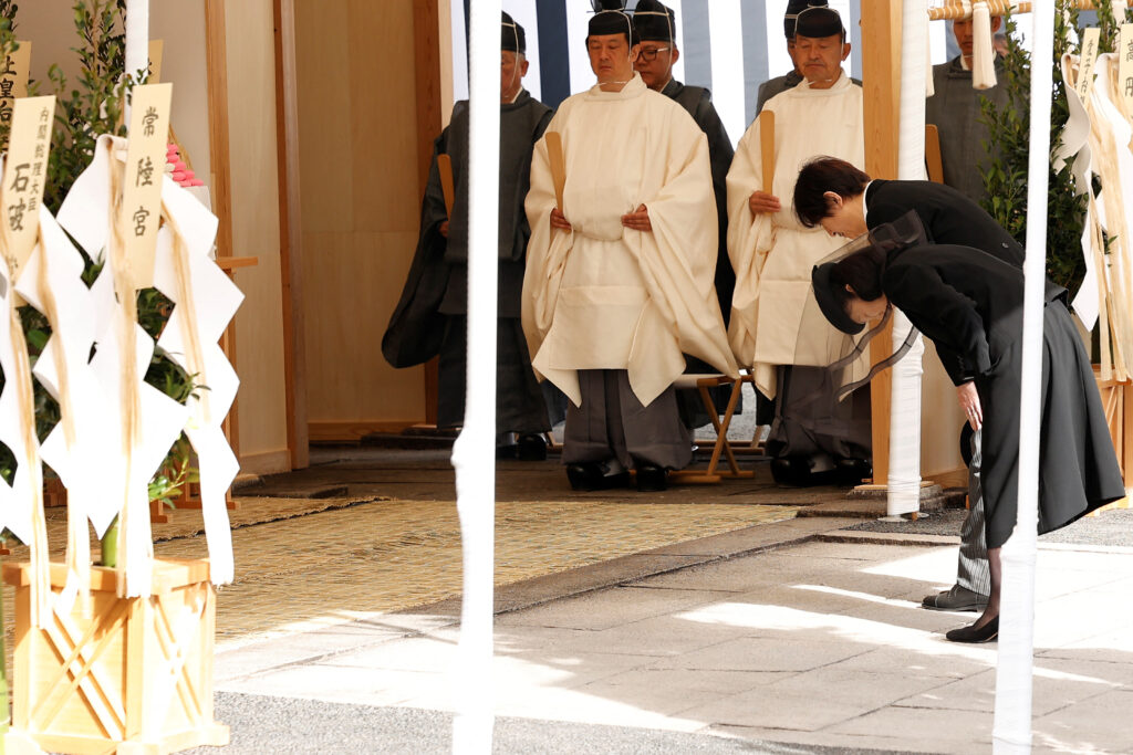 The body of Princess Yuriko was cremated in the afternoon at the Ochiai crematorium in Tokyo's Shinjuku Ward. (Reuters)