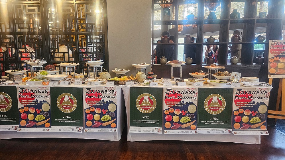 Organized by Japan Fruit and Vegetables Export Promotion Council, the event offered the opportunity to guests to savor the exquisite flavors of the finest fruits and vegetables cultivated in Japan’s unique climate.
