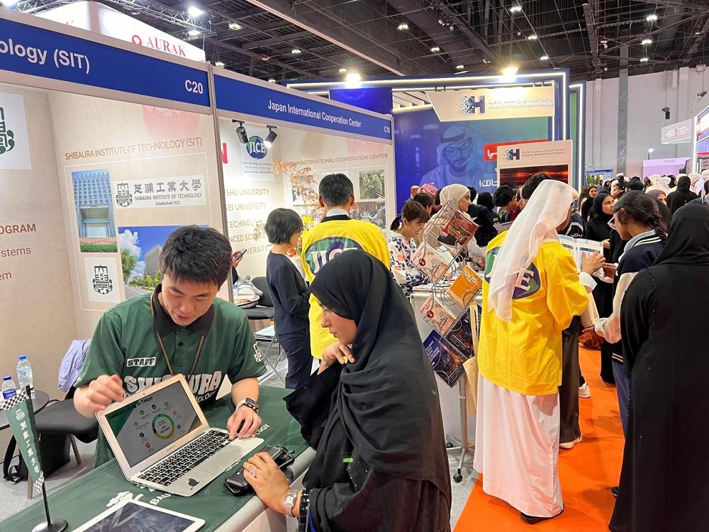 Seven Japanese universities participated in the UAE’s largest tertiary education event in Abu Dhabi.