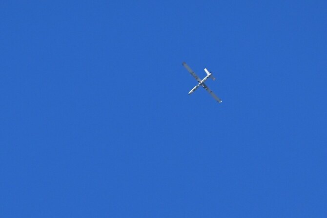 The Israeli military said on Wednesday it shot down a drone that was carrying weapons and crossed from Egypt to Israel. (AFP/File)