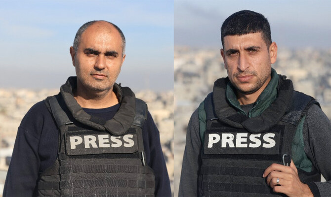 Youssef Hassouna (L) and Belal Alsabbagh. (AFP photos)
