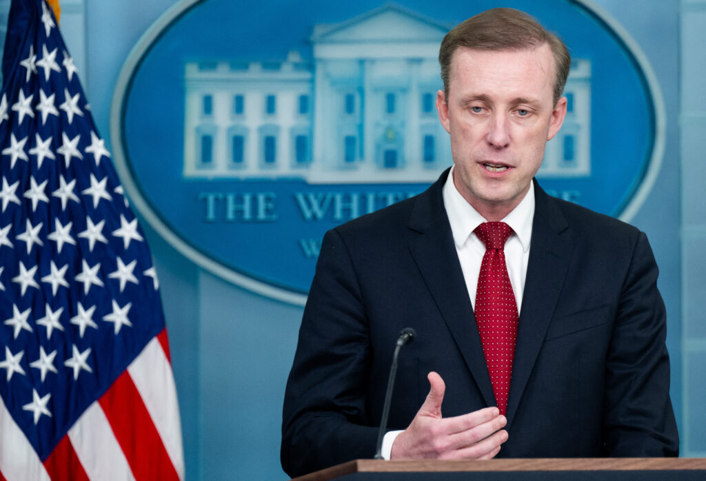 Sullivan did not mention a specific date for the trilateral summit. (AFP)