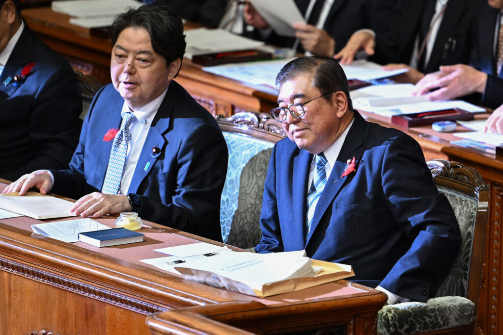 The ruling Liberal Democratic Party hopes to limit the session to four days given Ishiba's foreign trip scheduled for mid-November. (AFP)