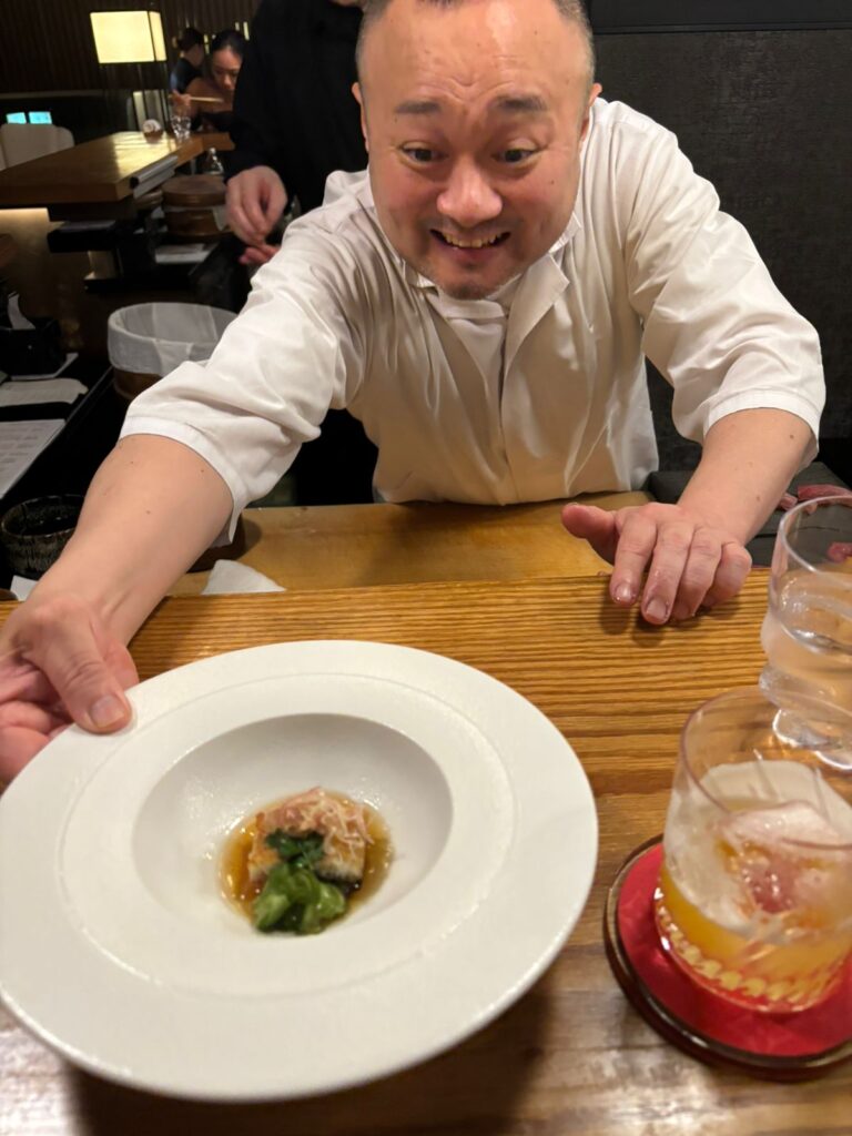 From Nov. 19 to 21, Miyamoto, Namekata, and Ueda presented an Omakase menu that fused their individual talents into a harmonious celebration of Japanese cuisine. (ANJ Photo)