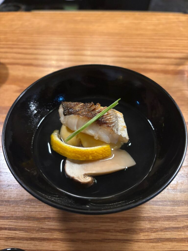From Nov. 19 to 21, Miyamoto, Namekata, and Ueda presented an Omakase menu that fused their individual talents into a harmonious celebration of Japanese cuisine. (ANJ Photo)