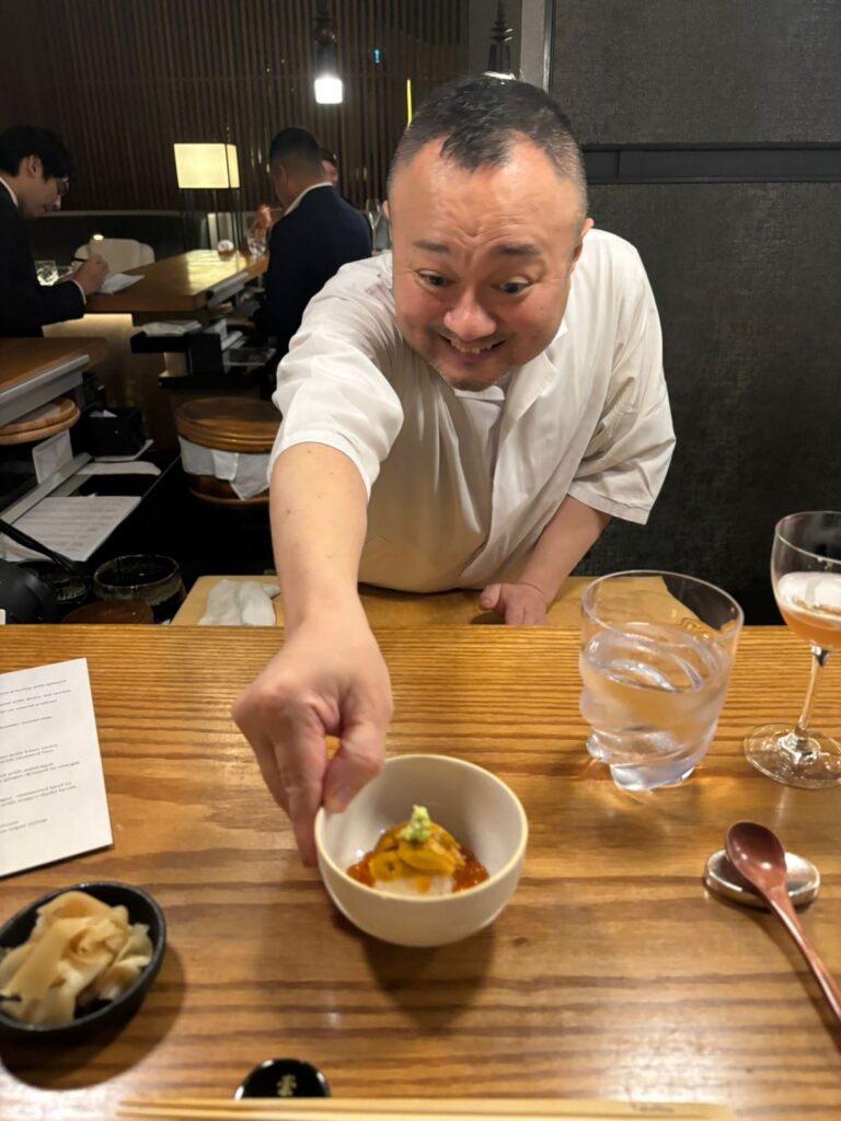 From Nov. 19 to 21, Miyamoto, Namekata, and Ueda presented an Omakase menu that fused their individual talents into a harmonious celebration of Japanese cuisine. (ANJ Photo)