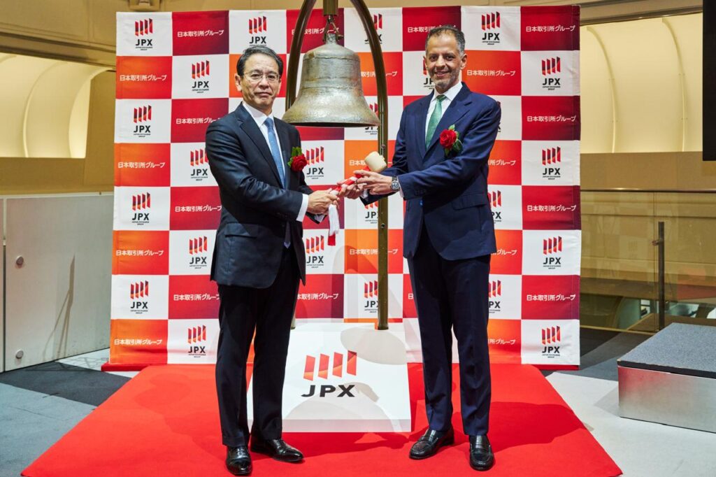 The listing was part of a wider Mizuho-led investment program with the inaugural Saudi Investment Forum also taking place in Tokyo. (Supplied)