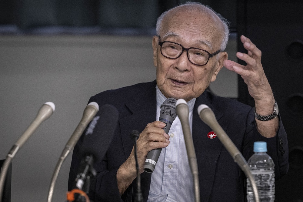 Terumi Tanaka will deliver a speech at the award ceremony. (AFP/file)