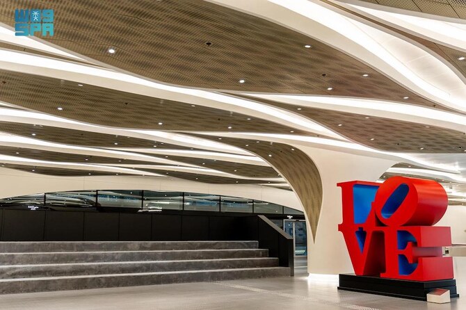 Riyadh Art, one of the world’s largest public art programs, has unveiled four monumental public artworks with the launch of the Riyadh Metro. (SPA)