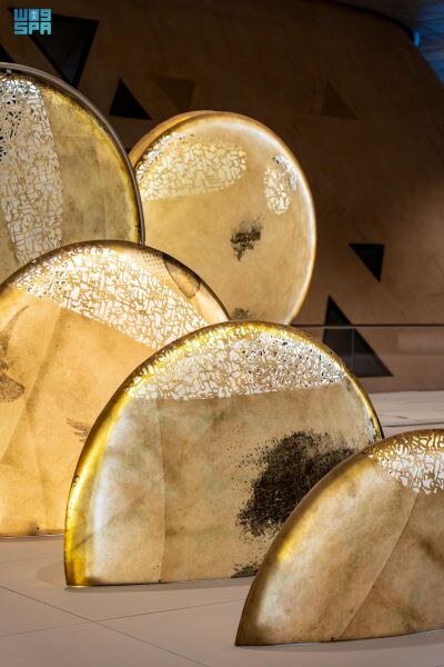 Riyadh Art, one of the world’s largest public art programs, has unveiled four monumental public artworks with the launch of the Riyadh Metro. (SPA)