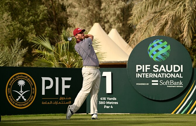 Khalid Attieh of Saudi Arabia during Round 1 of the PIF Saudi International at the Riyadh Golf Club. (Paul Lakatos/Asian Tour)
