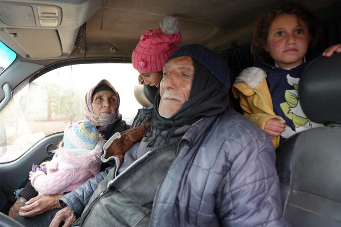 The UN’s World Food Programme warned that the fresh mass-displacement inside Syria, more than 13 years after the country’s civil war erupted, was ‘adding to years of suffering.’ (AFP)