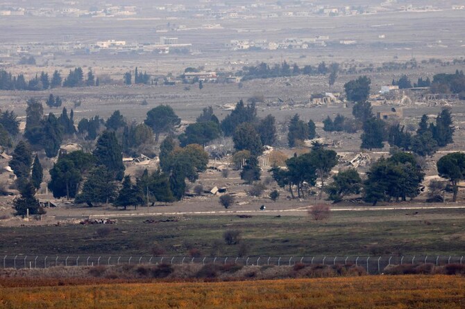The Israeli military earlier said was ‘reinforcing aerial and ground forces’ in the occupied Golan Heights in response to sweeping Islamist-led militant advances in Syria. (AFP)