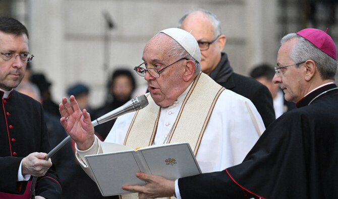 Pope Francis will meet Palestinian President Mahmoud Abbas on Thursday, the Vatican said. (AFP)