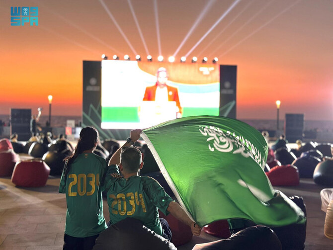 Saudi Arabia is celebrating being chosen as host of the FIFA World Cup 2034 with a series of events across the country. (SPA)